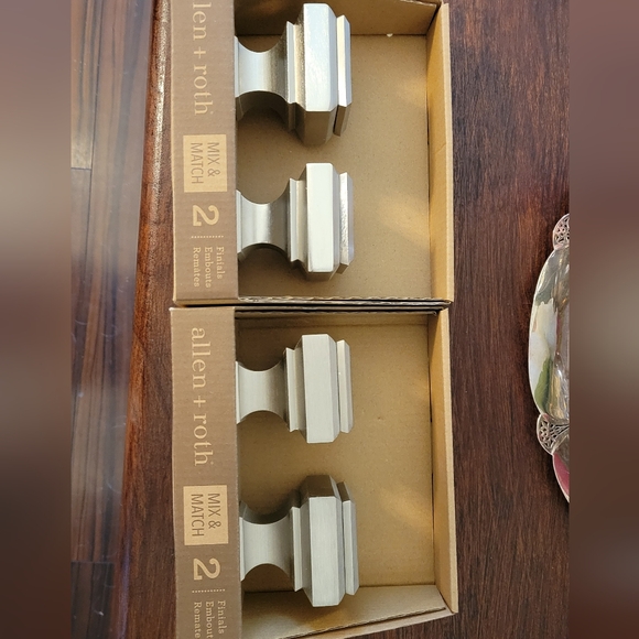 Allen + Roth Silver Finials Set - Picture 5 of 5